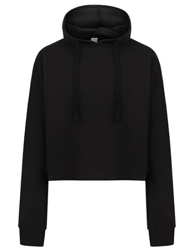 S-SK516-Womens Cropped Slounge Hoody